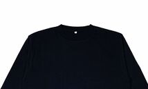 (未使用) メーカー不明 // 長袖 Tシャツ・カットソー (黒系) サイズ XL_画像3