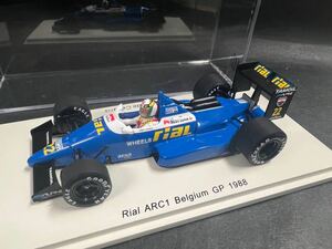 spark 1/43 S4311 リアル ARC1フォード マルボロ加工済み #22 アンドレア・デ・チェザリス 1988　ベルギーGP 