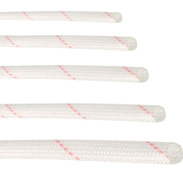 10Gtek 50pcs ファイバーグラス 高温シールドスリーブパイプ