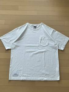 WTAPS 19SS BLANK SS 02/TEE.COPO サイズM ホワイト ポケット 半袖 無地 