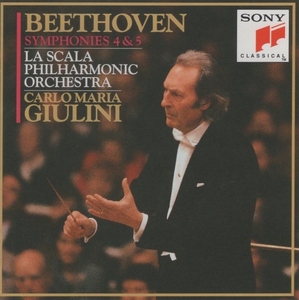 ベートーヴェン:交響曲第4番＆第5番「運命」 / カルロ・マリア・ジュリーニ＆ミラノ・スカラ座フィル / 1993年録音 / SONY / SICC-236