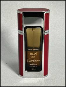 ★Cartier マスト ドゥ カルティエ must de Cartier オードトワレ 香水 50ml 残量5割程度★