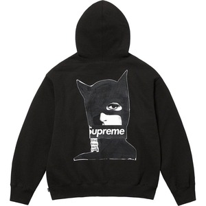 送料無料!! XL 23AW Supreme Catwoman Hooded Sweatshirt Black 黒 ブラック シュプリーム キャットウーマン スウェットシャツ フーディ