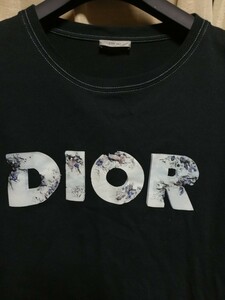 XXLサイズ大きいサイズ ダニエルアーシャム×DIOR最高傑作一瞬でディオールと分かるディオールロゴバイカラーステッチ半袖Tシャツ