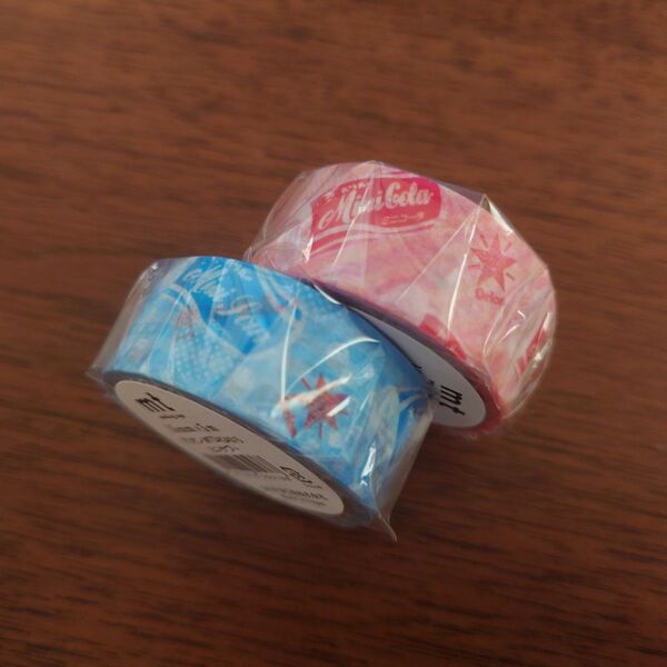 ミニサワー ミニコーラ マスキングテープ 2種 駄菓子 2023summer