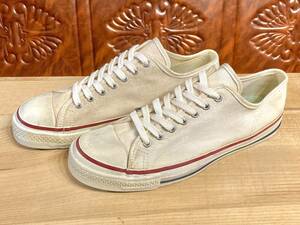 ★☆70s!USA!希少レア!converse PF INDUSTRIES Pro Purcell OX 生成り 9.5 28cm コンバース プロパーセル デッド ビンテージ 2310☆★