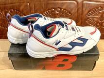 ★☆90s!希少レア!New Balance COMP810 白/紺/赤 9.5 27.5cm ニューバランス コンプ NB ビンテージ デッドストック 238☆★_画像2