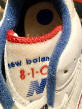 ★☆90s!希少レア!New Balance COMP810 白/紺/赤 9.5 27.5cm ニューバランス コンプ NB ビンテージ デッドストック 238☆★_画像6