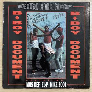 【同盤2枚セット】 The High & Mighty Feat. Mos Def EL-P & Mike Zoot - B-Boy Document / 12’ レコード ×2 / 廃盤 / DJ Use モスデフ