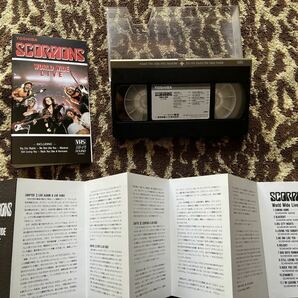 【 SCORPIONS 】スコーピオンズ ☆ WORLD WIDE LIVE ☆ VHSテープ ☆ 日本製 ☆ 1985年リリース ☆ の画像2