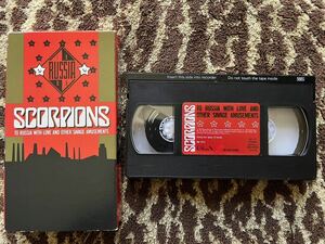 【 SCORPIONS 】スコーピオンズ ☆ To Russia With Love And Other Savage Amusements ☆ VHSテープ ☆ 1988年リリース☆USA製 ☆