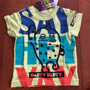 PARTY PARTY・パーティーパーティー・半袖・Tシャツ・ライムグリーン系・70②