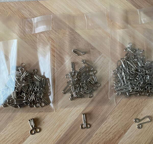 鍵フォック 47個サイズ大きめ 裁縫道具 ハンドメイド コスプレ 手縫い