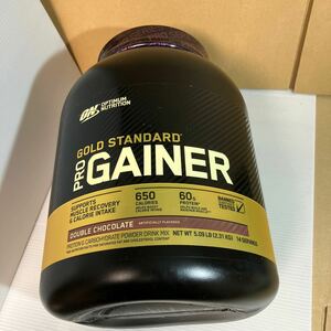 新品 送料込み OPTIMUM GOLD STANDARD PRO GAINER 2.31kg ダブルチョコレート EXP 10/2024 オプチマム プロテイン PROTEIN プロゲイナー