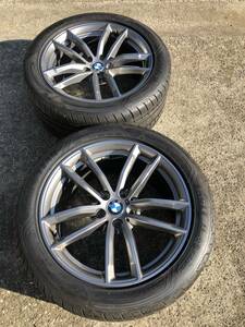 BMW純正　G31MSPILIT　ダブルスポーク　リア用　５H　１１２　９J+４４　GOODYEAR２７５/４０R18