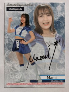 BBM2022 チアリーダー 【華】 Mami 直筆サインカード /90 西武 bluelegends