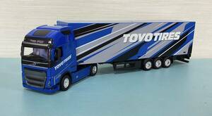 burago Volvo VOLVO TOYO TIRES trailer 1/43 blue long trailer free shipping 