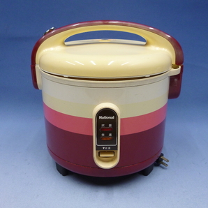ナショナル 電子ジャー炊飯器 SR-2103F ジャンク 置物 飾り インテリア 昭和の画像1