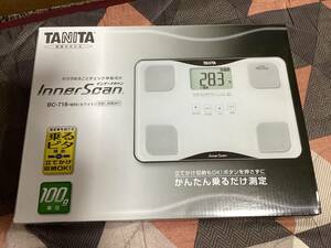 ◆未使用◆タニタ インナースキャン TANITA InnerScan カラダまるごとチェック　体組成計 BC-718-WH(ホワイト) 