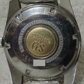 稼働中・グランドセイコーSEIKO 5722-9991 手巻き男性用腕時計(ケース36.5ミリ・竜頭除く)の画像9