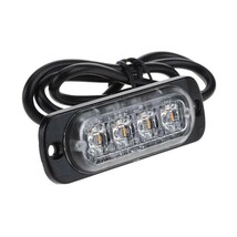 4連 LED デイライト ブルー 2個 普通車 大型車 12V 24V 青_画像2