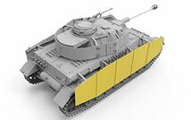 ボーダーモデル 1/35 ドイツ軍 IV号戦車J型 初期/中期型＆平貨車 (2in1キット) w/線路 プラモデル_画像4