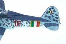 イタリア空軍 戦闘機 ダイキャスト モデル 1/144 フィアット FIAT G.55 チェンタウロ 塗装済完成品_画像5