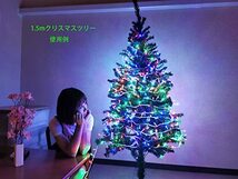 Freesun LEDイルミネーション ライト30m500球ストレートタイプ メモリー 機能内蔵 複数連結可 クリスマスツリーライト装飾 屋外 室内_画像2