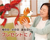 大人向け 音声認識 ぬいぐるみ 【しばいぬ コウタ バンダナ付き】会話ができる癒しのぬいぐるみ。高齢者でも操作は簡単。詐欺 ボケ_画像4