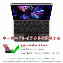 iPad Magic Keyboard用 キーボードカバー (対応 日本語JIS配列 iPad Air 第5世代 第4世代 & iPad Pro 11 インチ 第4世代 第3世代 第2世代)_画像2