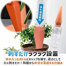 自動水やり器 簡単仕様 ペットボトル対応 差し込むだけ ガーデニング 鉢植え 盆栽 留守 旅行_画像4