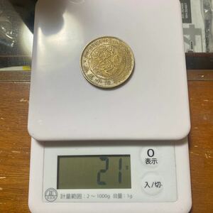銀貨 古銭 貨幣 硬貨 明治15年　ONEYEN 大日本　416 900コレクション
