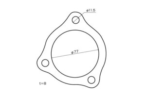 SARD サード マフラーパーツ 触媒ガスケット スープラ JZA80 H5.5～ 2JZ-GTE IN