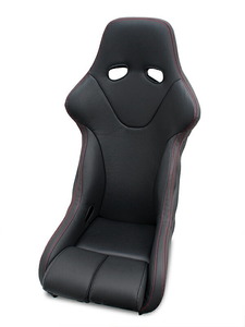 JADE スタイリッシュシートカバー for RECARO RS-G/RS-GS ブラック×レッドステッチ