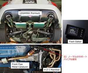 HKS スーパーエキゾーストECUパッケージ（LMスポーツ） 86 DBA-ZN6 12/04-16/07 FA20 6MT専用 個人宅配送不可 沖縄・離島は要確認