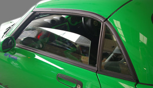 Spiegelshupi- gel carbon style seat & film window frame carbon style seat window frame Copen L880K