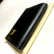 dunhill オックスフォード　ボックス型　コインケース　ダンヒル　小銭入れ　牛革　財布　財布　フォーマル　ブラック WD8310A スペイン製_画像4