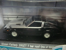 未使用　エブロ 1/43 NISSAN FAIRLADY 280 Z T BAR TOP　BLACK ニッサン フェアレディZ 280Z Tバールーフ　黒２トーン_画像3