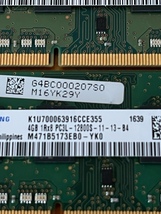 samsung 8GB (4Gx2) 1Rx8 PC3L-12800S　ノート用メモリー　2枚セット_画像2