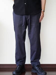 ■LAMOND - MIDDLE WIDE TAPERED PANTS■ チノパン ネイビー Still by Hand Curly MARKA APC YAECA Bshop FENEST ANATOMICA ラモンド