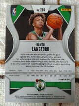 2019-20 panini immaculate collection romeo langford rookie patch auto red /25 red wave prizm 2枚セット_画像4