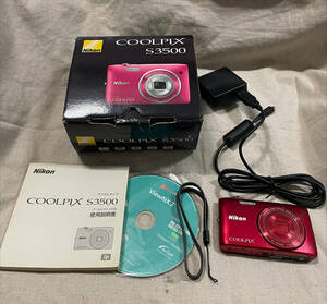 Nikon　COOLPIX S3500 コンパクトデジタルカメラ/中古品/難有り