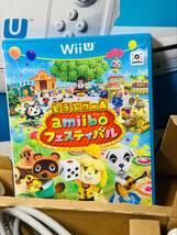 Nintendo Wii U ベーシックセット & 動物の森 アミーボフィスティバル付 中古稼働品 最低落札設定無し_画像4