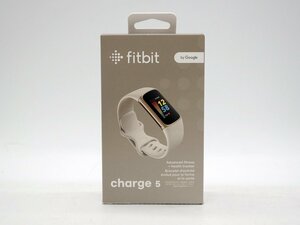 ★1スタ【未使用・未開封】【Suica対応】Fitbit Charge 5 ルナホワイト/ソフトゴールド [GPS搭載/スマートウォッチ] m5-32874 m_e