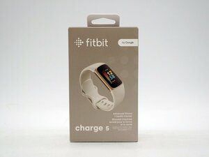 ★1スタ【未使用・未開封】【Suica対応】Fitbit Charge 5 ルナホワイト/ソフトゴールド [GPS搭載/スマートウォッチ] m5-32873 m_e