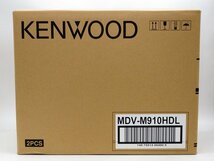 ★1スタ!!【未使用品/2PAC】Kenwood ケンウッド 9V型 大画面モデル カーナビ 彩速 Bluetooth内蔵 Mシリーズ MDV-M910HDL m5-32846 m_e_画像1