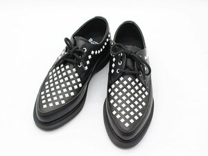 【1円】ドクターマーチン WILLIS スタッズ 3ホール シューズ ブラック 靴 UK4 Dr.Martens z20-1308 中古品 z_ｚ