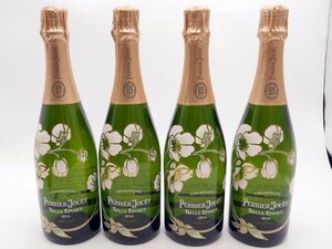 ★1スタ!!【未開栓/4本セット】PERRIER-JOUET ペリエ・ジュエ　ベルエポック 2014 750ml 12.5％ シャンパーニュ 白泡 コク m5-32764 m_z