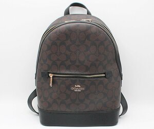 コーチ C5679 シグネチャー レザー リュックサック デイパック レディース ブラウン系 COACH z23-3907 中古品 z_b