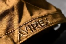 AVIREX 正規品 ワークキャップ キャップ 帽子 メンズ ブランド 大きいサイズ アヴィレックス アビレックス BIG SIZE 14308800 74 ベージュ_画像4